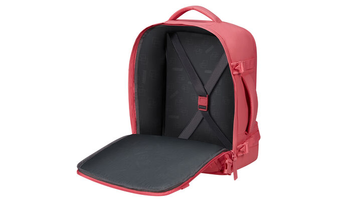 přihrádka na oblečení s křížovými popruhy