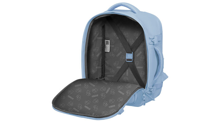 přihrádka na oblečení s křížovými popruhy