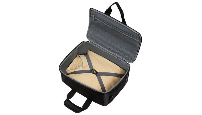 přihrádka na oblečení s křížovými popruhy