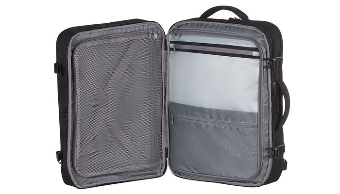 přihrádka na oblečení s křížovými popruhy