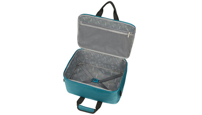 přihrádka na oblečení s křížovými popruhy