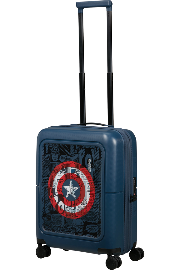 American Tourister Dashpop Disney Spinner Expandable TSA Marvel 55cm  Capt America Shield