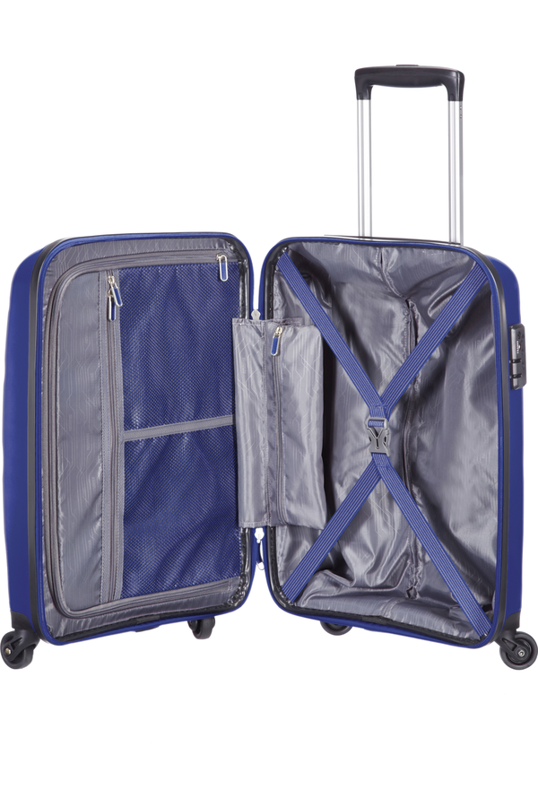 American Tourister Kabinový kufr Bon Air Spinner Strict, 4 kolečka, 55 cm/20 palců, půlnoční námořní modrá American Tourister Kabinový kufr Bon Air Spinner Strict, 4 kolečka, 55 cm/20 palců, půlnoční námořní modrá