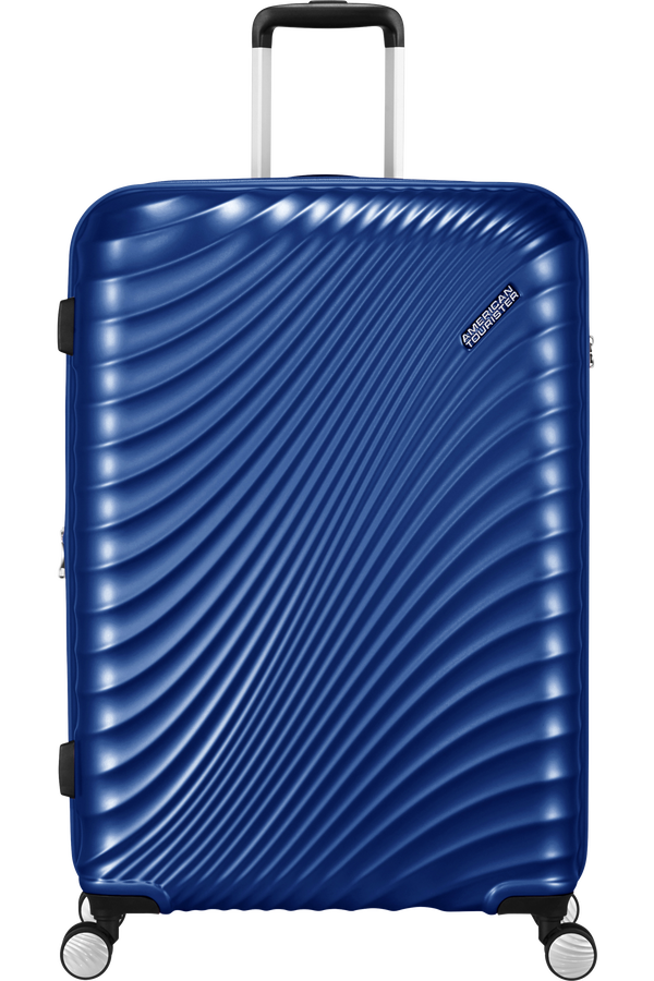 American Tourister Jetglam Spinner 77cm  Metalick&aacute; modr&aacute;