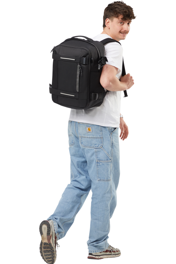 American Tourister Urban Track Laptop Backpack 15.6'  Asphalt Black