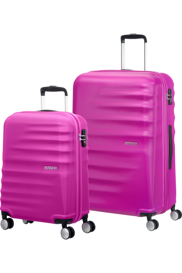 American Tourister Sada A, Wavebreaker, 2 kusy, růžov&aacute; žhav&yacute;ch rtů