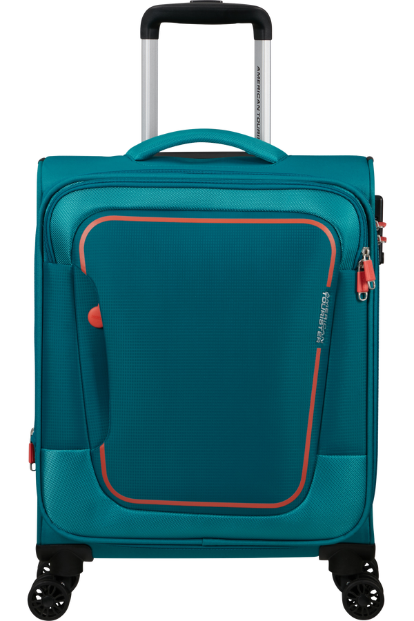 American Tourister Pulsonic Spinner Expandable 55cm Stone Teal