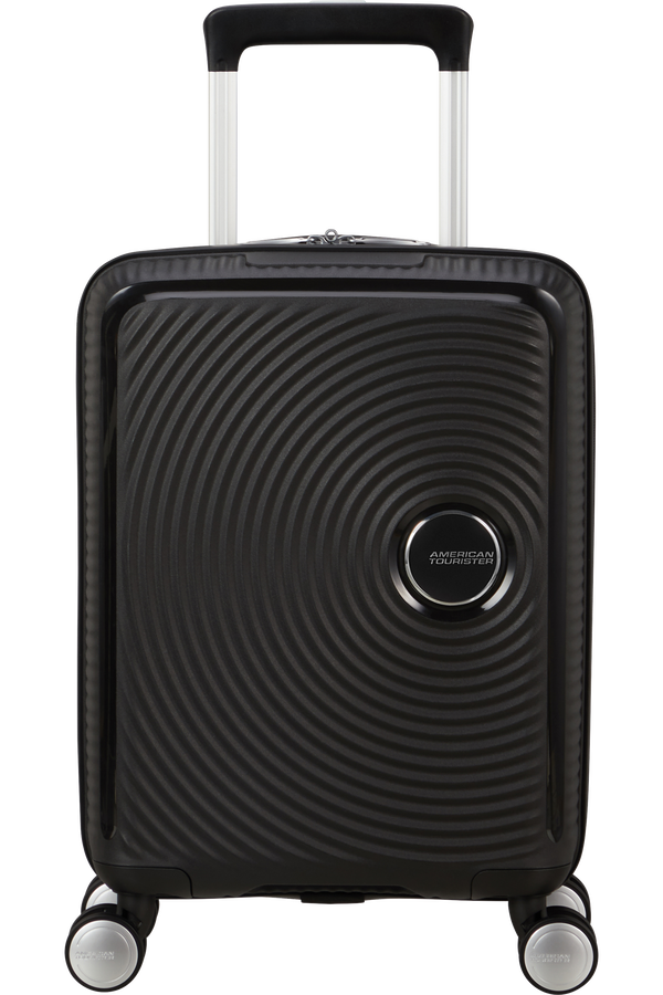American Tourister Soundbox Mini Spinner 47cm  Temn&aacute; čern&aacute;
