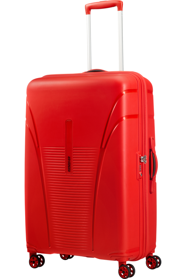 American Tourister Skytracer, 4 kolečka, 77 cm, velk&yacute;, červen&aacute; Formule