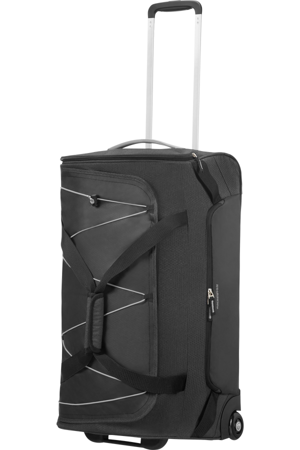 American Tourister Road Quest Duffle with Wheels M  Černá/šedá