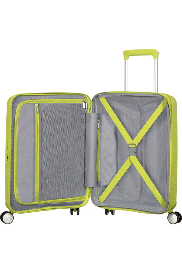 American Tourister Soundbox Spinner, rozšířitelný, 55 cm, tropická limetka American Tourister Soundbox Spinner, rozšířitelný, 55 cm, tropická limetka