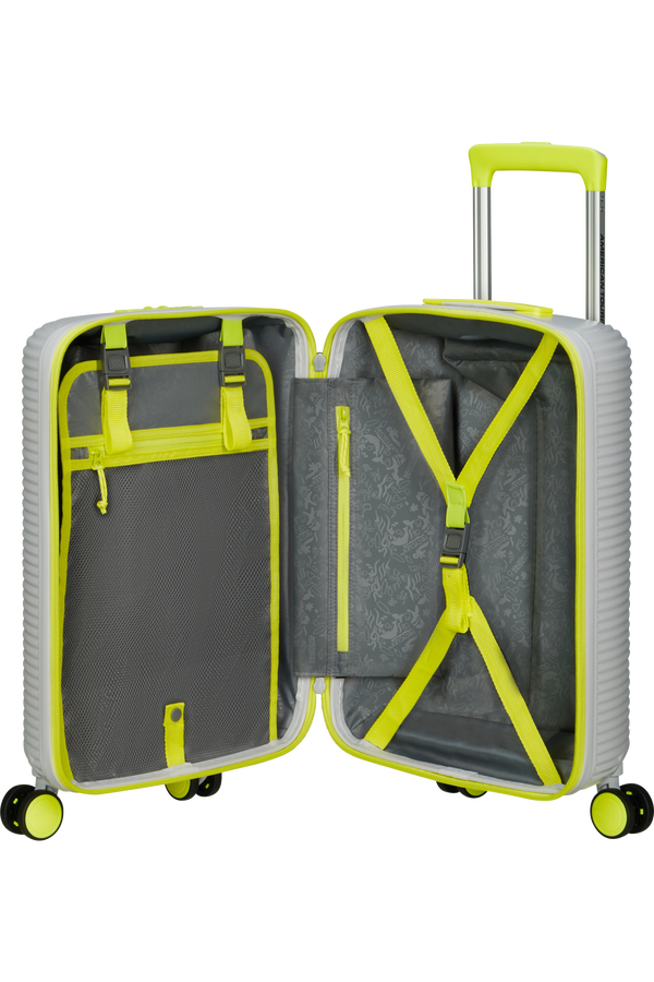 American Tourister Rollio Spinner 52cm  Light Grey/Lime