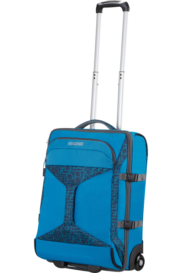 American Tourister Sportovn&iacute; ta&scaron;ka s kolečky Road Quest, 55x40x20 cm, potisk modr&eacute; hvězdy