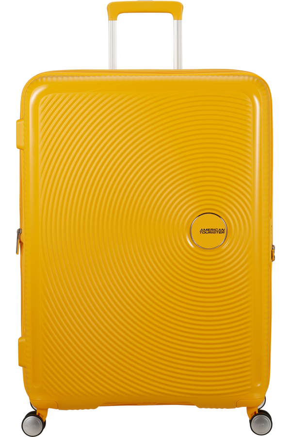 American Tourister SoundBox Spinner TSA Expandable 80cm  Zlatě žlutá