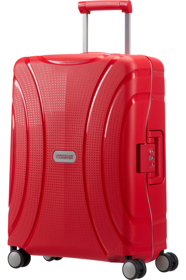 American Tourister Lock'n'Roll 4-wheel cabin baggage Spinner suitcase 40x55x20cm Energetic Red