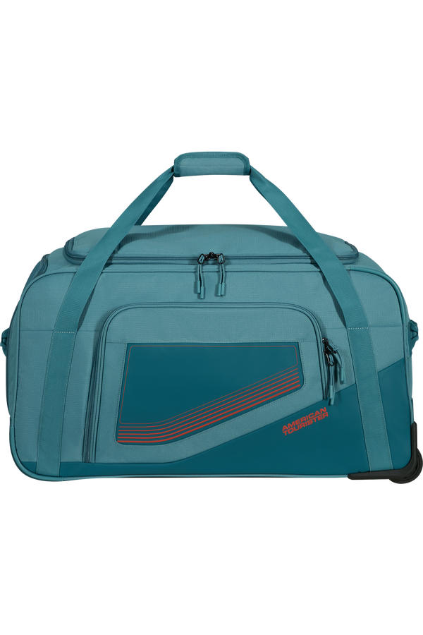 American Tourister City Racer Duffle with Wheels M Petrolejová