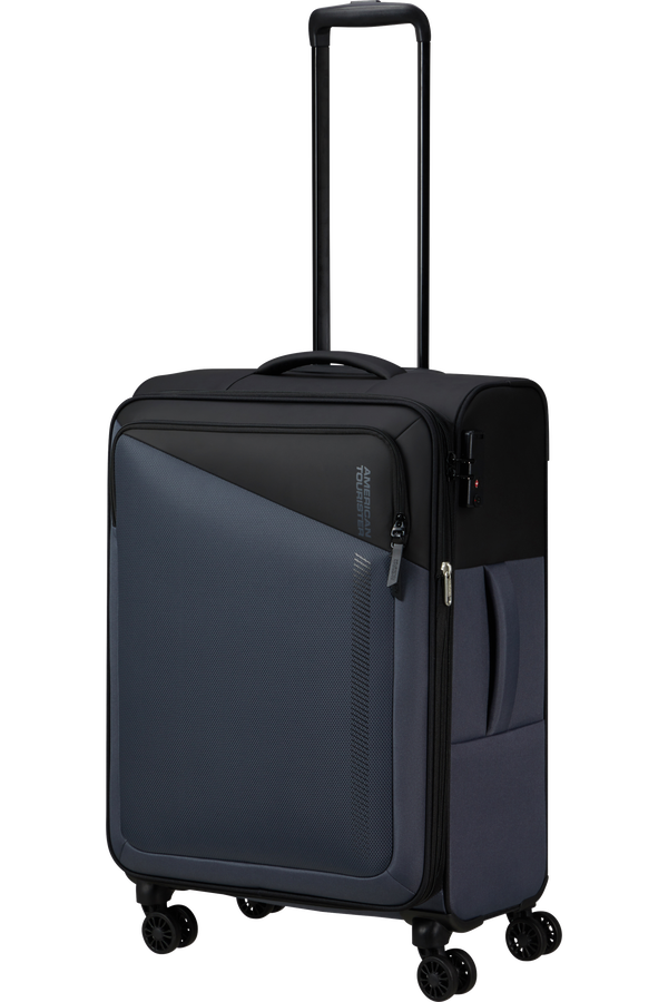American Tourister Daring Dash Spinner Expandable TSA M  Černá/šedá