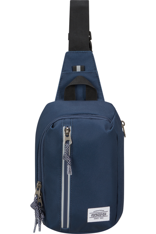 American Tourister Brightup Sling Bag Zip  N&aacute;mořn&iacute; modr&aacute;
