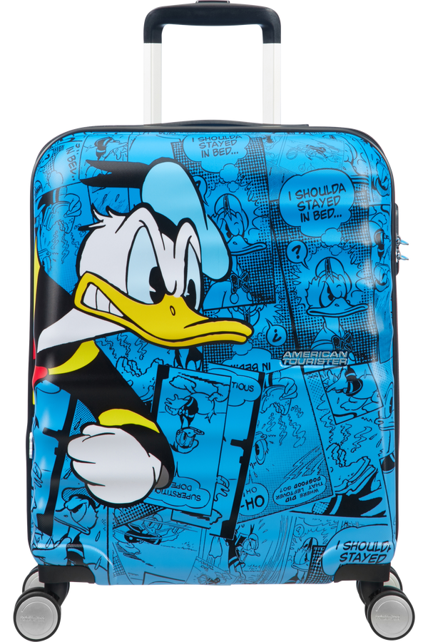 American Tourister Kufr Wavebreaker Disney Spinner, 4 kolečka, kabinové zavazadlo, 55x40x20 cm, kačer Donald