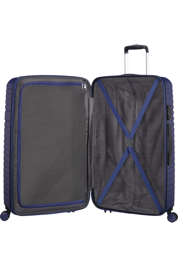 American Tourister Aero Racer Spinner Expandable 79cm  Modr&aacute; Nocturno