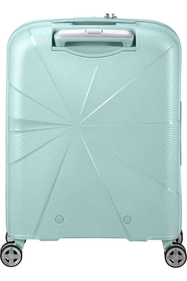 American Tourister StarVibe Spinner Expandable TSA 55cm  Metallic Surf Blue