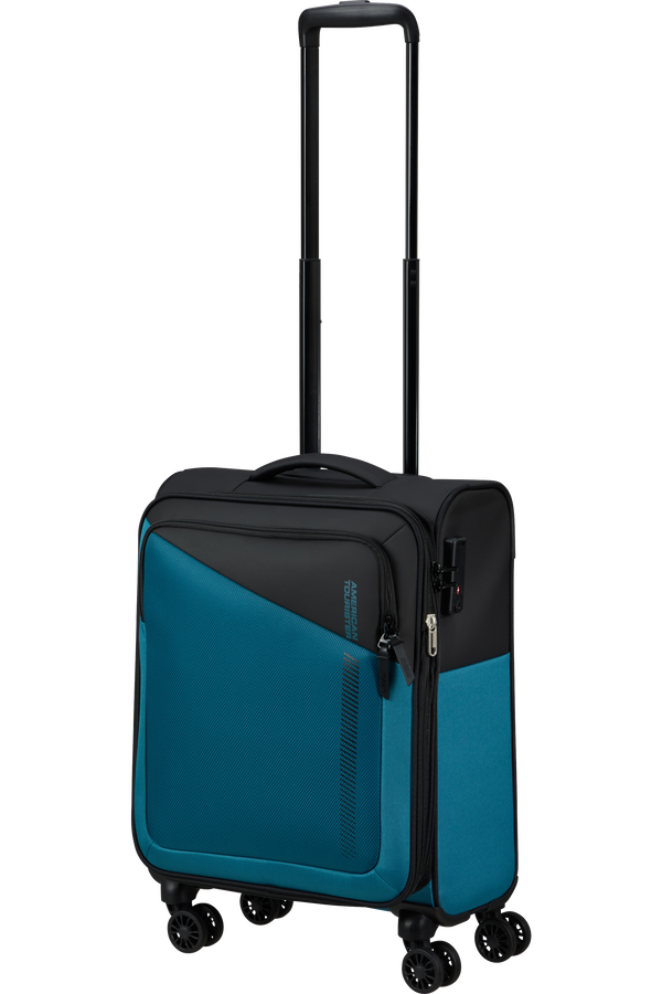 American Tourister Daring Dash Spinner Expandable TSA S  Čern&aacute;/modr&aacute;