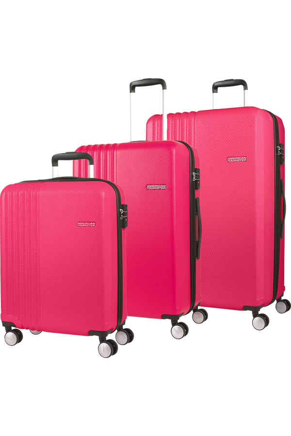 American Tourister Beachrider 3 Pc Set A  Růžová