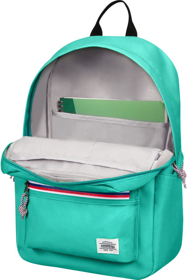 American Tourister UpBeat Backpack Zip  Modro-zelená