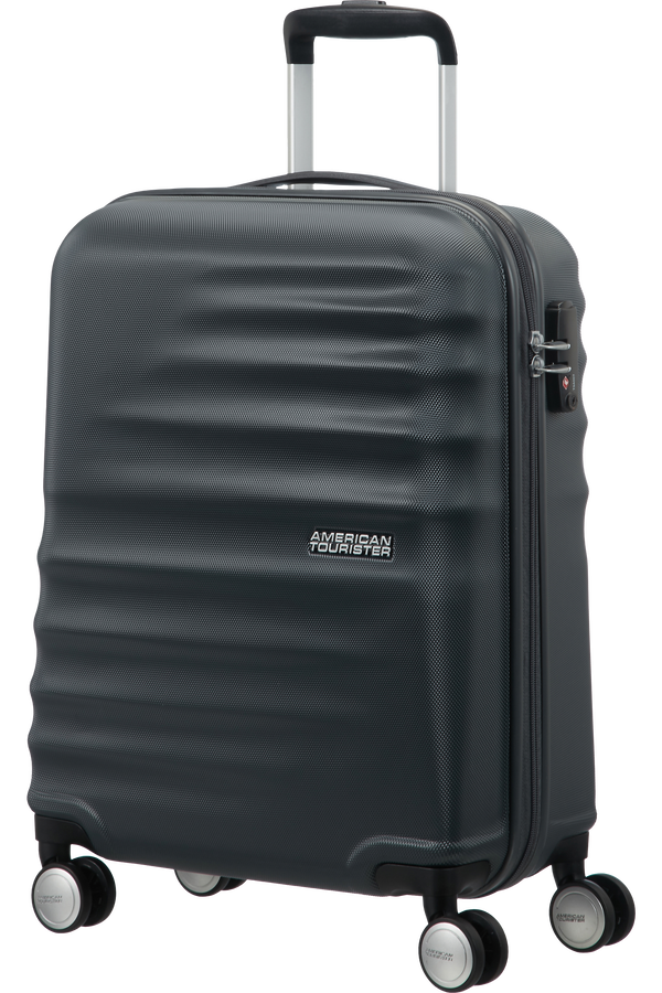 American Tourister Kufr Wavebreaker Spinner, 4 kolečka, kabinové zavazadlo, 55x40x20 cm, noční stín