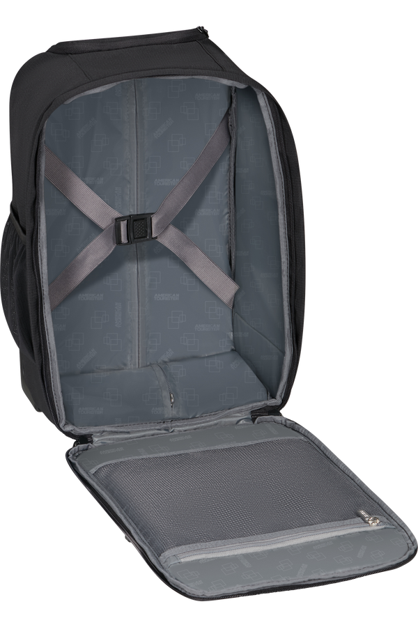 American Tourister Take2cabin Backpack with Wheels S  Čern&aacute;