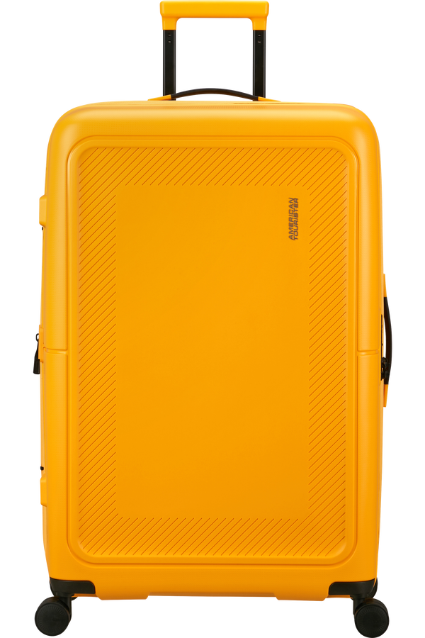 American Tourister DashPop Spinner Expandable TSA 77cm Zlatě žlut&aacute;