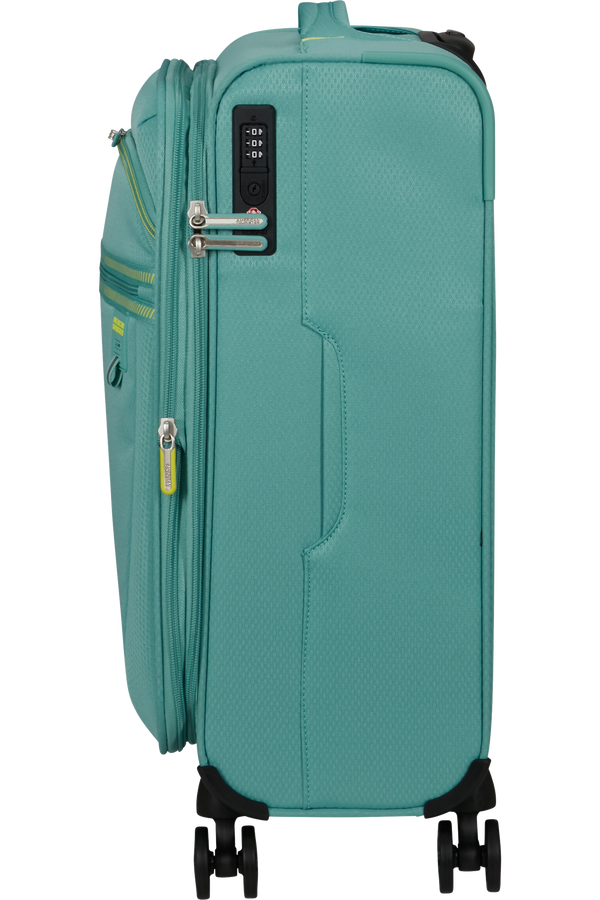 American Tourister Aerospin Spinner Expandable S  Dusty Turquoise American Tourister Aerospin Spinner Expandable S  Dusty Turquoise