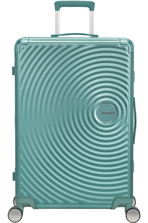 American Tourister Soundbox Alu Spinner TSA 77cm Dusty Turquoise