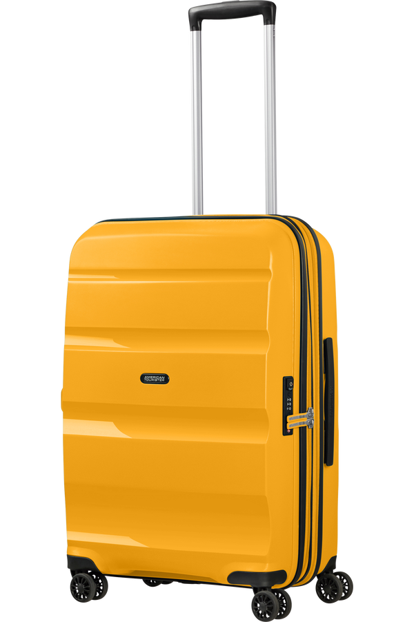 American Tourister Bon Air Dlx Spinner TSA Expandable 66cm  Light Yellow