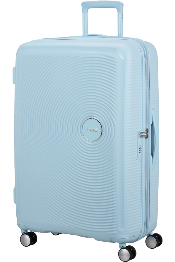 American Tourister SoundBox Spinner TSA Expandable 77cm  Pastel Blue