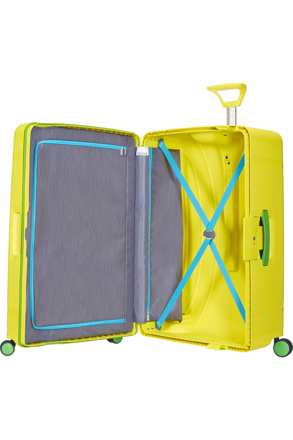 American Tourister Kufr Lock'n'Roll Spinner, 4 kolečka, 75 cm, velk&yacute;, slunečn&iacute; žlut&aacute;