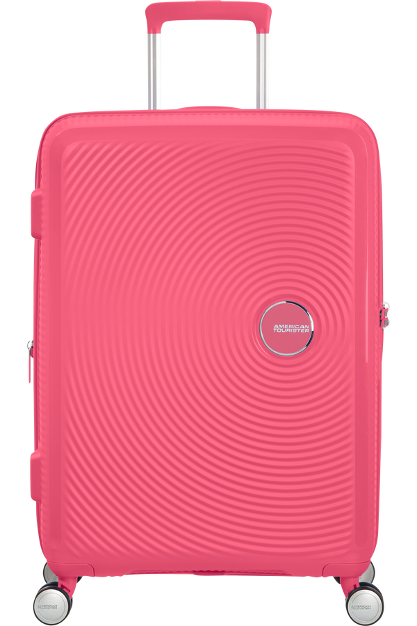 American Tourister Soundbox Spinner Expandable 67cm  Žhav&aacute; růžov&aacute;