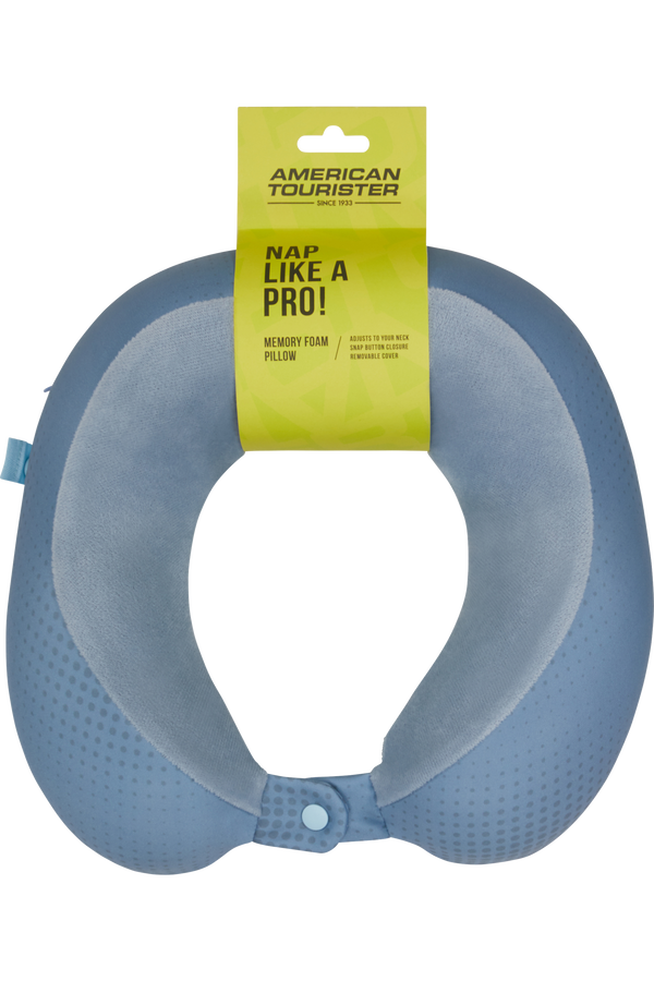 American Tourister American Tourist. Ta Travel Pillow Memoryfoam  Stone Blue/Blue