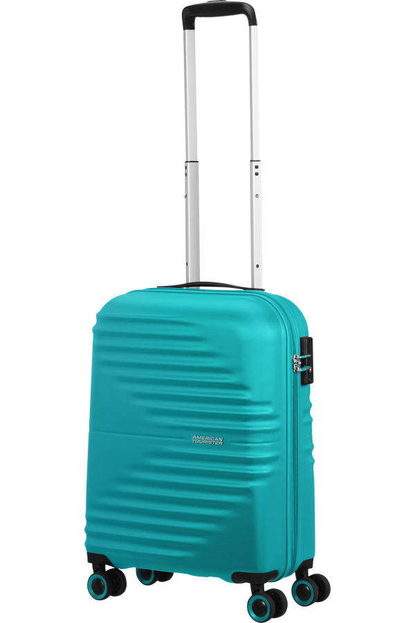 American Tourister Wavetwister Spinner TSA 55cm  Tyrkysová Aqua