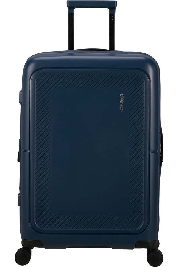 American Tourister DashPop Spinner Expandable TSA 67cm Půlnočn&iacute; modr&aacute;