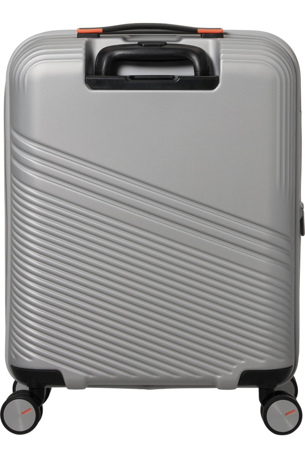 American Tourister Triple Trace Spinner TSA Expandable 55cm  Silver/Orange American Tourister Triple Trace Spinner TSA Expandable 55cm  Silver/Orange