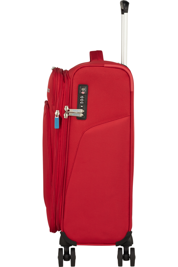 American Tourister Summerfunk Spinner Exp TSA 55cm  Červená