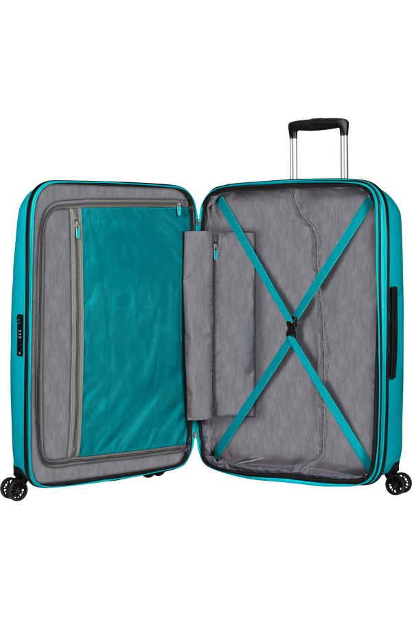 American Tourister Bon Air Dlx Spinner TSA Expandable 75cm  Tmavě tyrkysová