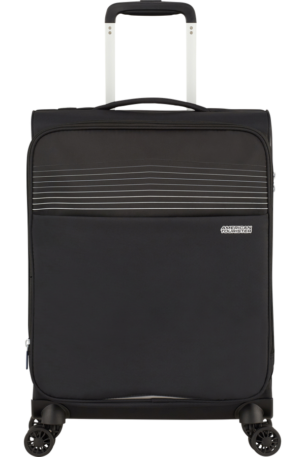 American Tourister Lite Ray Spinner TSA Expandable 55cm  Černá
