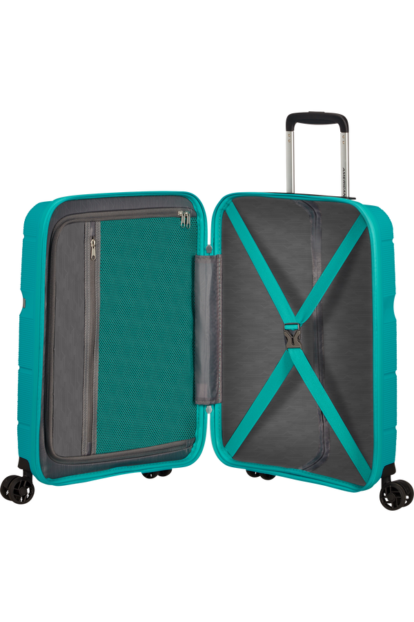 American Tourister Linex Spinner 55cm  Oce&aacute;nsk&aacute; modr&aacute;
