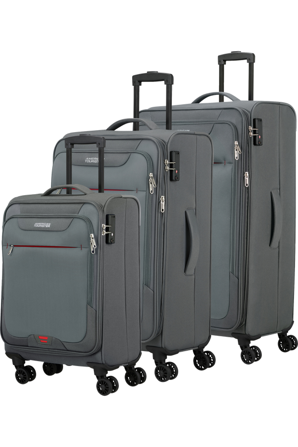 American Tourister Street Roll 3 Pc Set B Šedá