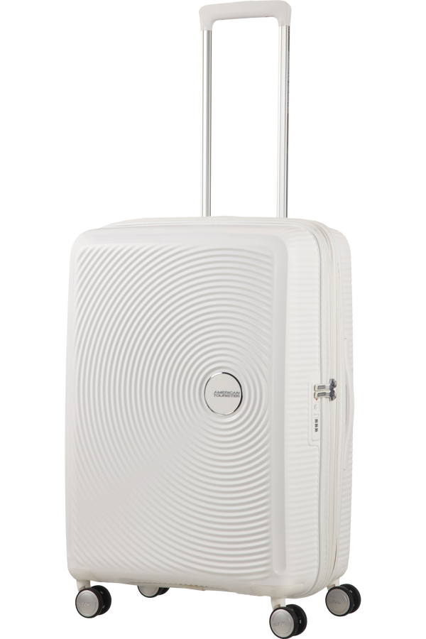 American Tourister Soundbox Spinner, rozšířitelný, 67 cm, čistá bílá