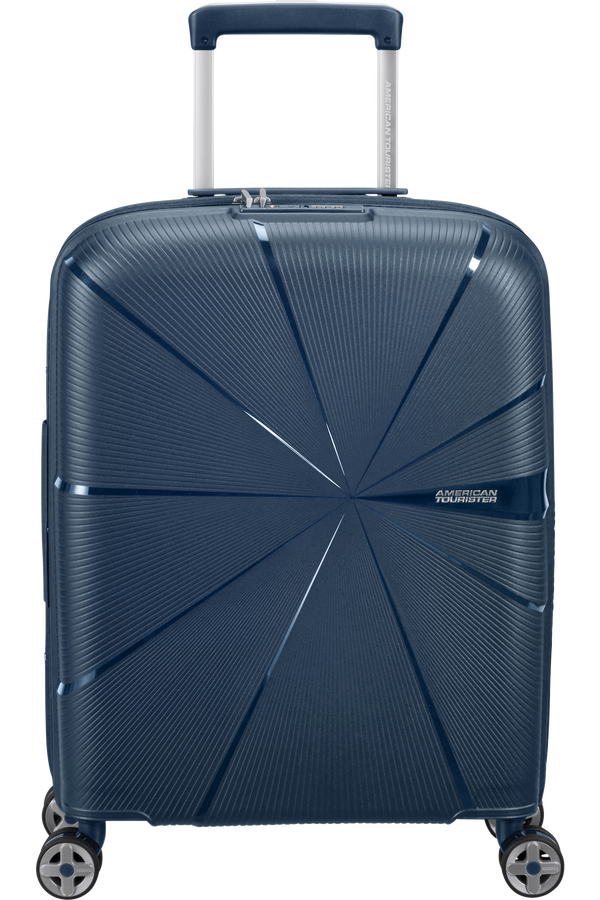 American Tourister Starvibe Spinner Expandable TSA 55cm N&aacute;mořn&iacute; modr&aacute;