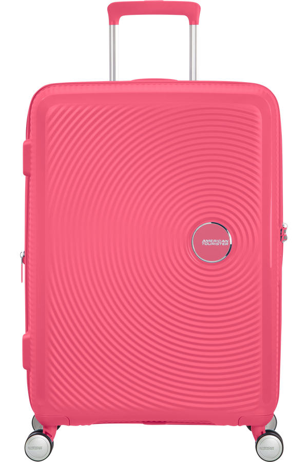 American Tourister Soundbox Spinner Expandable 67cm Žhavá růžová