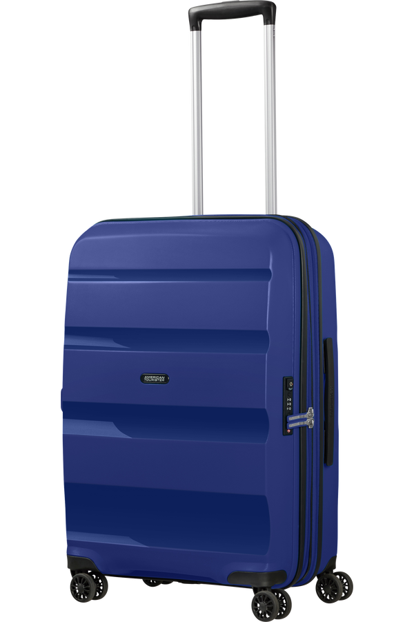 American Tourister Bon Air Dlx Spinner TSA Expandable 66cm  Půlnočn&iacute; n&aacute;mořn&iacute; modr&aacute;
